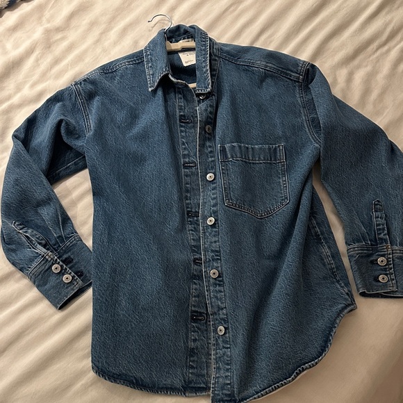 Abercrombie & Fitch Dark Blue Denim Jacket